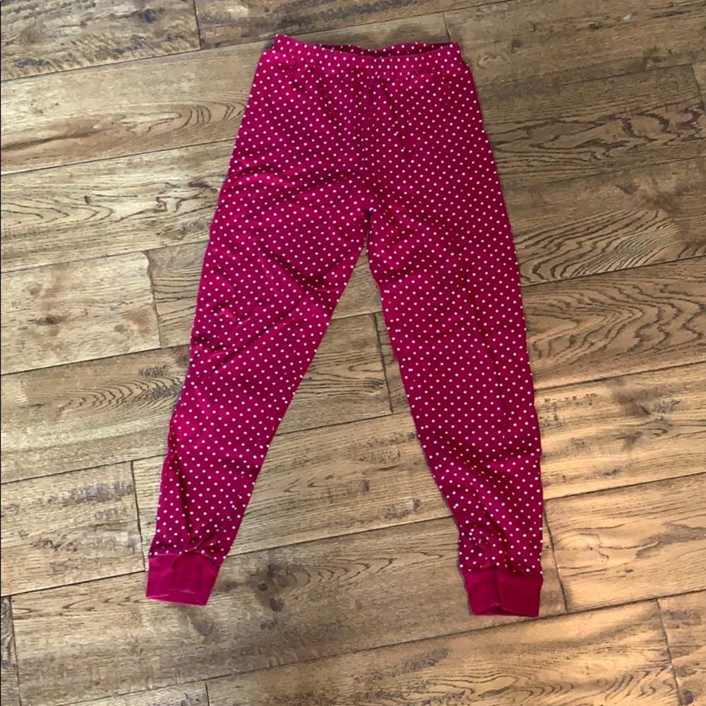 Gymboree Red and White Pajama Bottoms